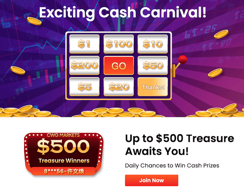 CWG Markets Cash Carnival